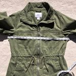 Old Navy Green Long Sleeve Collared Zip Up Utility Jacket Photo 4
