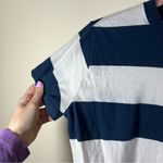 ✨ Rolla’s Women’s Navy Blue & White Striped Top Mediun Blue Size M Photo 3