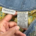 White Stag  Women’s Vintage Sleeveless Denim Midi Dress Embroidered Western XL Photo 7