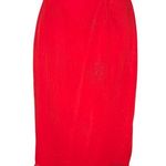 red y2k sparkly midi skirt medium Photo 0