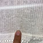 Free People set to stun white lace long sleeve tunic linen blend embroidery over Photo 3