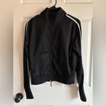 Forever 21  Black Track Zip-Up‎ Jacket Size Medium Photo 2