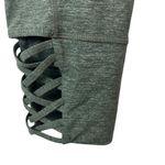 Athleta  Mind Over Mat Lattice Capri Leggings Dark Green Athletic Workout Size XS Photo 4