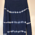 American Eagle Outfitters Navy Raglan Crew Neck Tie Dye Sweater Women’s Large Photo 0
