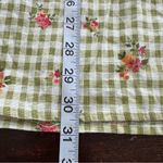 Reformation Roarke Linen Dress Patio Floral Checkered Feminine Dress 4 Photo 8