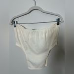 Pretty Little Thing  Cream Ribbed Corset Top Photo 2