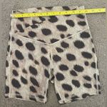 We Wore What Leopard Animal Print Cross-Over Biker Shorts, Size S Photo 5