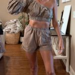 Two piece short set Brown Photo 0
