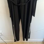 EUC MSK Black Sleeveless Jumpsuit Rhinestone Edges sz XL Photo 7