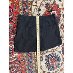 Xhilaration Y2K Pinstripe Mini Skort Black Gray Pleated Stretch Low Rise Size 3 Photo 1