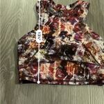 Lululemon Everlux and Mesh Cropped Tank in Urbantricity Multi / Dark Terracotta Photo 6
