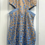 L'ATISTE L’atiste Floral Embroidered Appliqué Lace Dress Scalloped hem CutOut Party Glam Photo 0