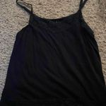 Elle Black Laced Tank Top Photo 0