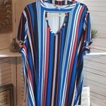 Brooks Bobbie Black, Red, White and Blue Top Photo 0