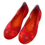 ROTHY’S Red Camo Round Toe Loafers Slip Photo 0