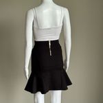 Maje  Stretched Waist Flared Hem Skirt Photo 4