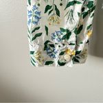 Seasalt Shirt Womens Sz 4 Button Up Larissa Organic Cotton Floral Roll Tab Green Photo 7