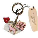 PINK - Victoria's Secret Victoria's Secret Pink Dog Heart Logo Key Chain Rare One Size Photo 0