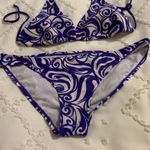 Hot Water Ladies 2 pc Bikini by  Purple White sz Large/extra Large Photo 2