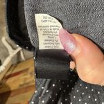 Betabrand Black and White Polka Dot Denim Farmer Market Midi Smock Dress Photo 7