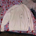 Nike White Crew Neck Sweatshirt Photo 0