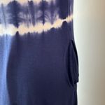 Marc New York  Blue and White Tie-Dye Midi Pocket Dress Size S Photo 7