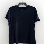 Pendleton  Top Womens Medium Tee Shirt Black Cotton Short Sleeve‎ Pullover Boxy Photo 0