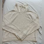 Aerie Women's Textured Beige Hoodie Photo 1