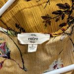 Entro  Mustard Yellow Anthro Blouse Bohemian Boho Size Small EUC #4912 Photo 4
