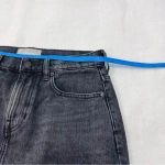 Everlane  Denim Skirt Raw Hem Washed Black 29 Photo 5