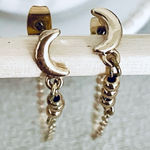 Charming Charlie Crescent moon + chain Photo 0