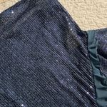 Free People SOLD OUT  Taylor Sequin Tube Top blue tiered ruffle Marin sheer shirt Photo 2