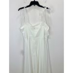 Lulus Radiant Romance White Tie Strap Maxi Dress Formal Bridal Wedding XL NWT Photo 10