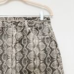 BlankNYC Womens Skirt Sz 27 Gray Henrietta Snakeskin Mini Y2K Grunge Streetwear Photo 6