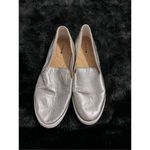 Birdies $130  The Swift Metallic Gold Leather Slip On Sneakers Tennis Shoes 8.5 Photo 1