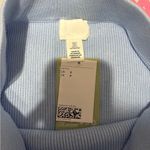 H&M  Blue Ribbed Midi Pencil Skirt Photo 3