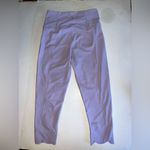 Free People Movement High Rise Lavender Scalloped Cropped Leggings Size M Photo 1