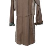 Kuhl  Kiley Shirt Dress Organic Cotton Blend Size Medium Birch/Plaid Trim Photo 9