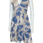 BCBGMAXAZRIA Tropical Print Halter Mini Dress Women’s Sz XXS Photo 0