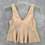 Pink Ruffle Padded Crop Swimwear Tankini Tank Top Medium M Photo 0