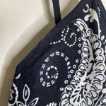 Magic  Black & White Pattern Y2k Midi Dress Formal Cotton Size Medium Photo 5