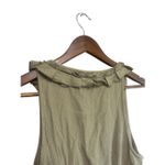 LA Made Ruffled Sleeveless Tunic Top Casual Summer Dress Neutral Color Tank Mini Photo 1