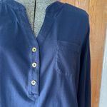 Lilly Pulitzer ✨ Beckett Blouson Jersey Dress in Navy ~ Size Small 💚🍄 Photo 3