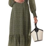 cupcakes and cashmere Demi Floral Smocked Dress M Green Size M Photo 0