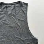 Lululemon Box It Out Tank Heathered Grey Size 6 Gym Muscle Tank Relaxed Fit Photo 3
