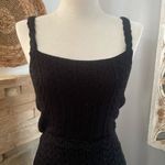 AQUA  Black crochet Midi Skirt Photo 2