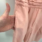 Vintage Albert Hei Coquette Romper Womens 8 Pink 100% Washable Silk Belt Pockets Photo 4