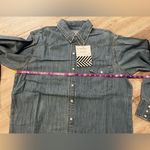 Sandrine Rose By Free People Women’s Blue Denims Shirt Long Sleeve size S Photo 5