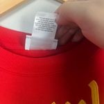 DISNEY DISNEYLAND LION KING SIMBA & NALA CREW NECK SWEATER ADULT small Red Photo 4