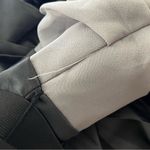 EXPRESS  Ruched Satin Mini Dress Pleated Bodice Two Tone Gray Black 8 Photo 3